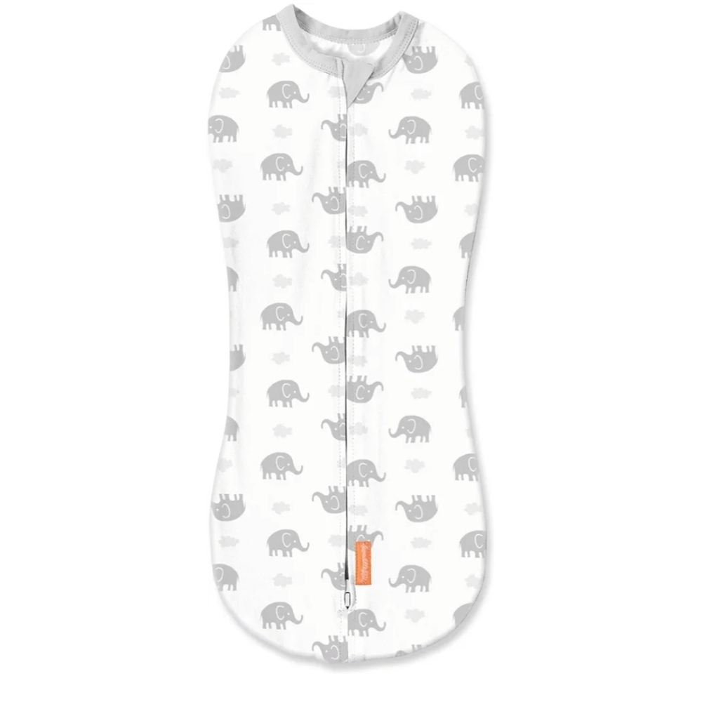 SwaddleMe by Ingenuity Compression Swaddle‎ Pod, Two-Way Zipper Size Newborn